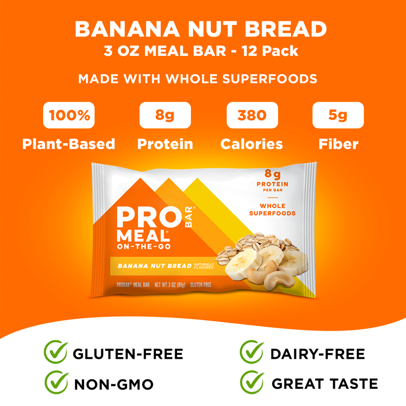 Banana Nut Bread 3 oz. Bar 12-Pack