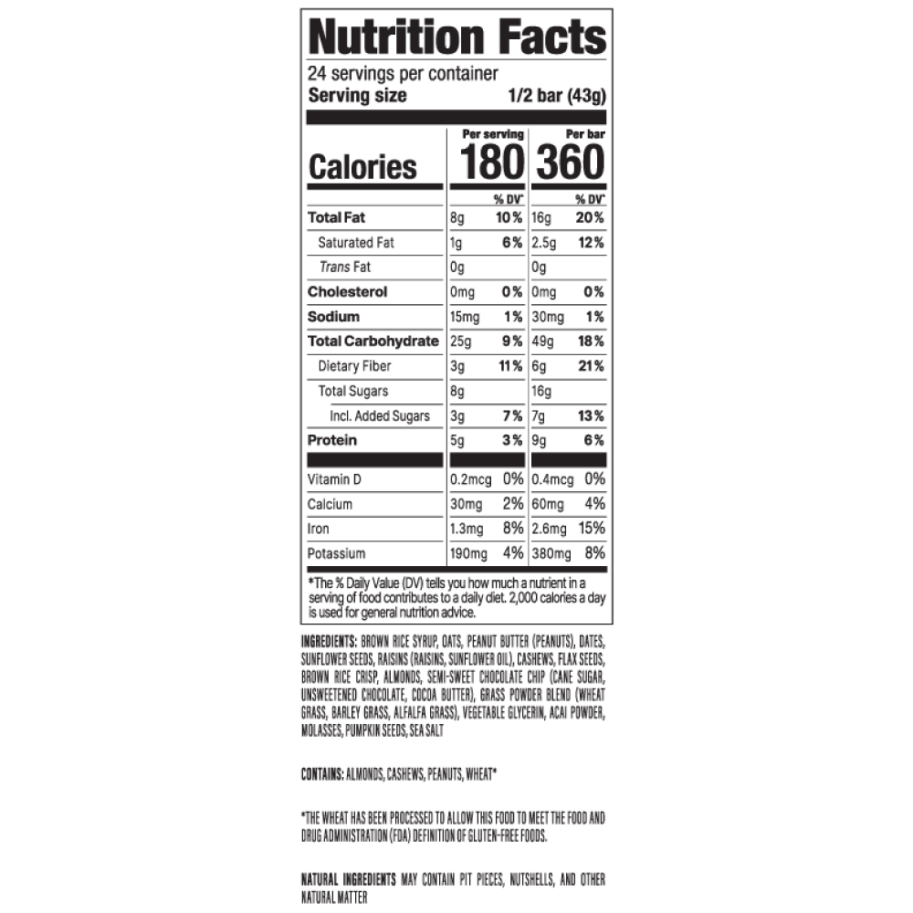 Superfood Slam 3 oz. Bar 12-Pack