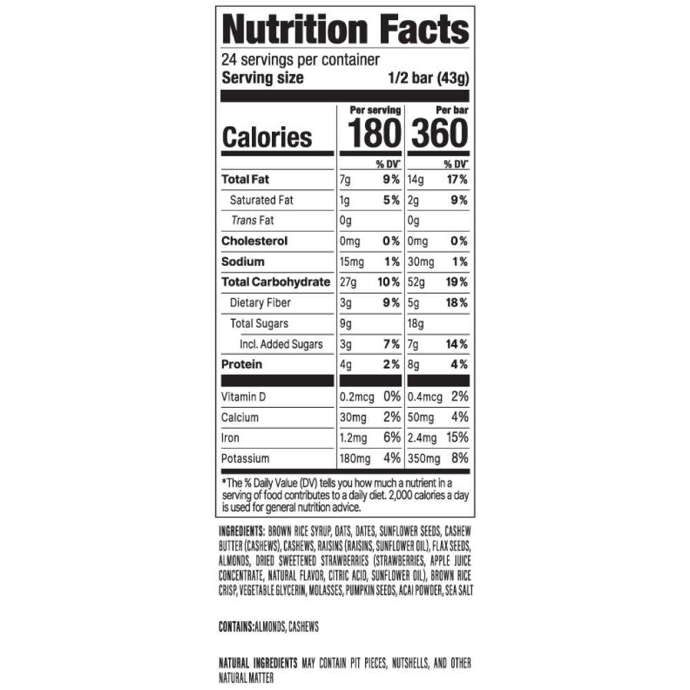 Superfruit Slam 3 oz. Bar 12-Pack