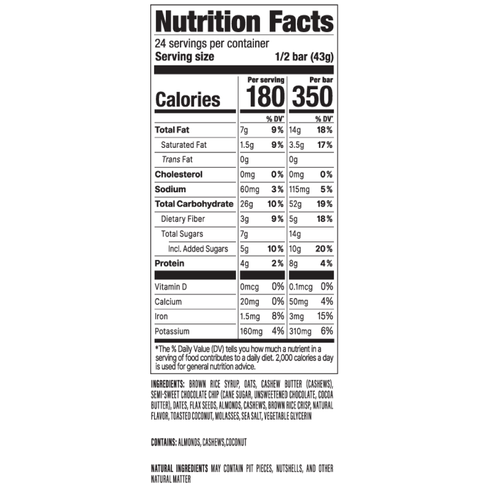 Chocolate Coconut 3 oz. Bar 12-Pack