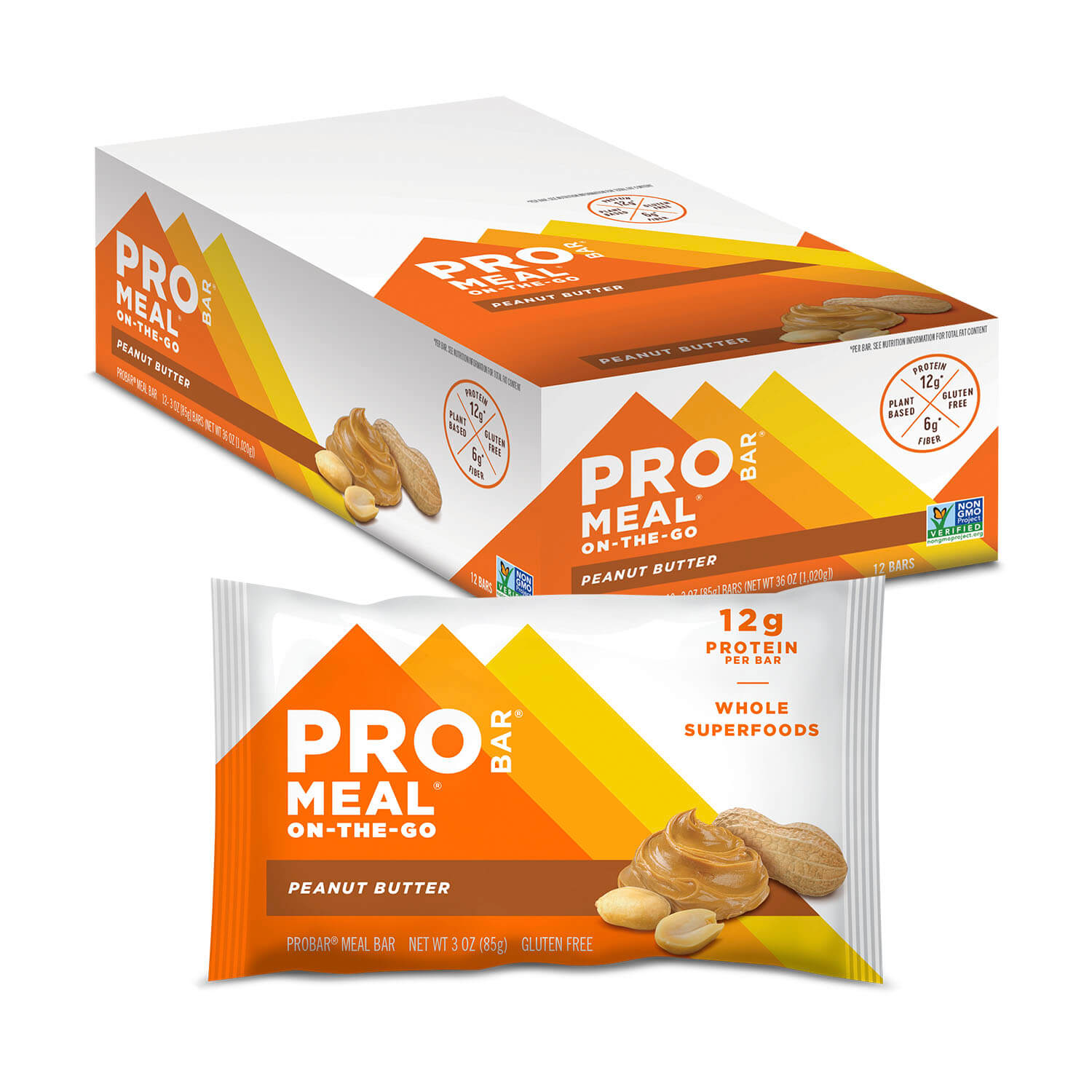 Peanut Butter Meal Replacement Bar 12-Pack – PROBAR