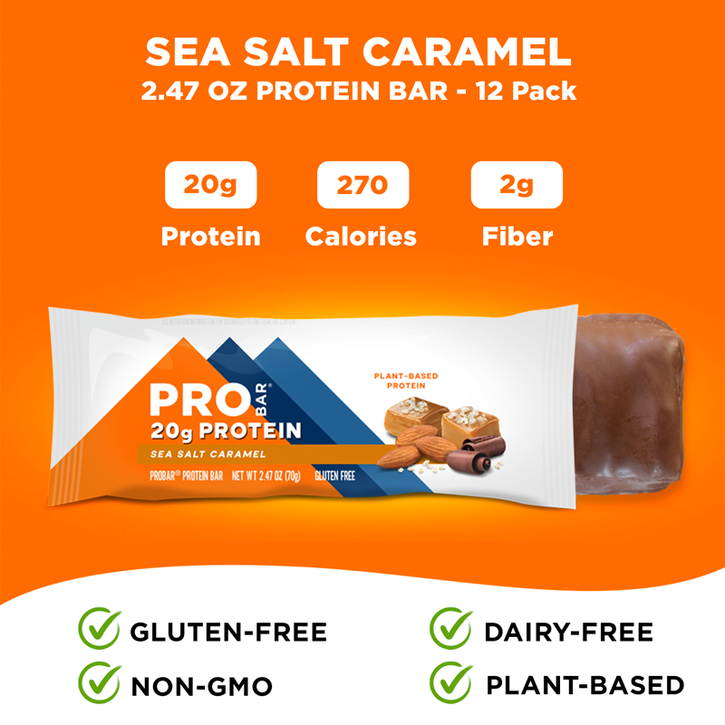 Sea Salt Caramel 2.47 oz Bar 12-Pack