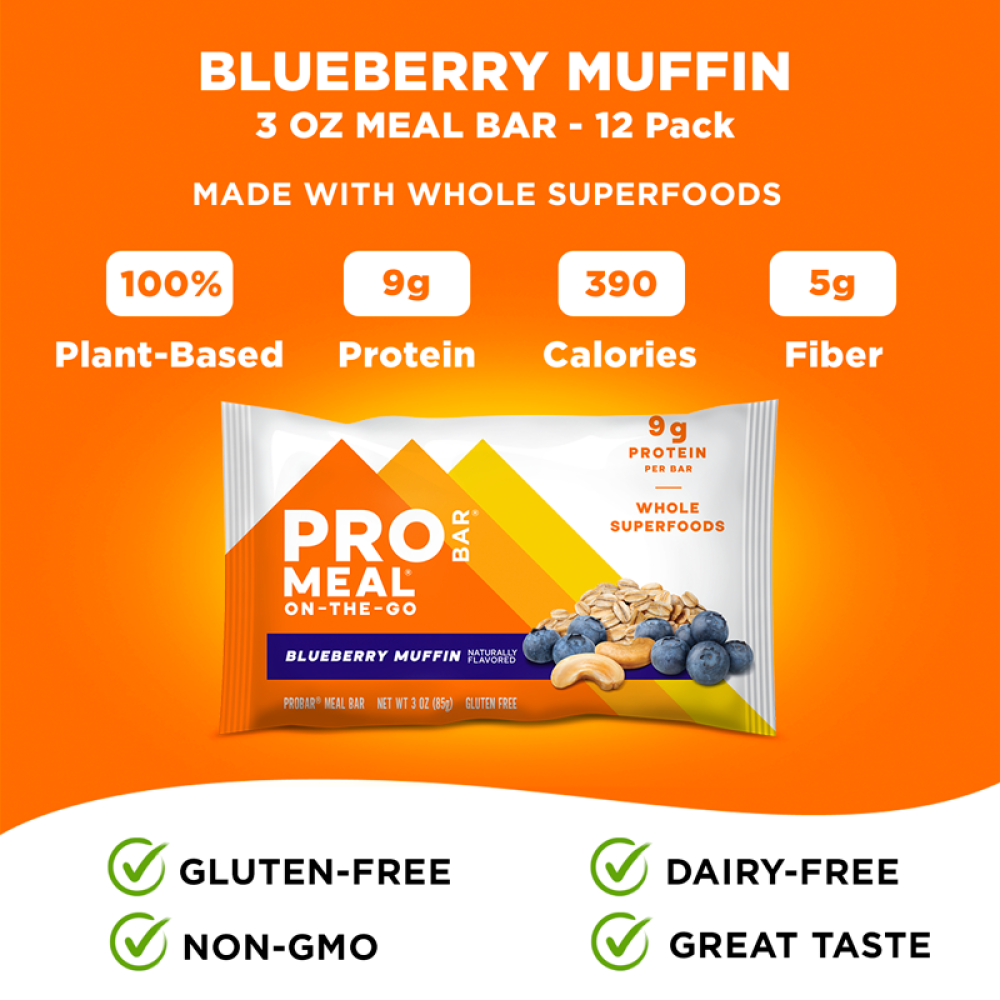 Blueberry Muffin 3 oz. Bar 12-Pack