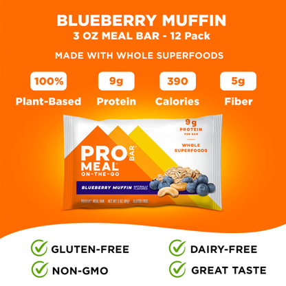 Blueberry Muffin 3 oz. Bar 12-Pack