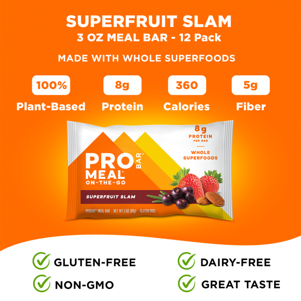 Plant-Based Meal Replacement Bar – Superfruit Slam | PROBAR Plant-Based Meal Replacement Bar – Superfruit Slam | PROBAR