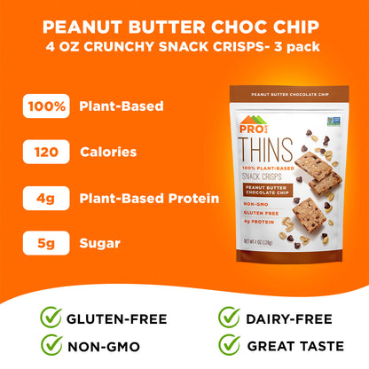 Peanut Butter Chocolate Chip 4 oz. Pouch 3 Pack