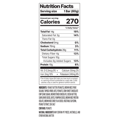 Peanut Butter Chocolate Chip 12-Pack