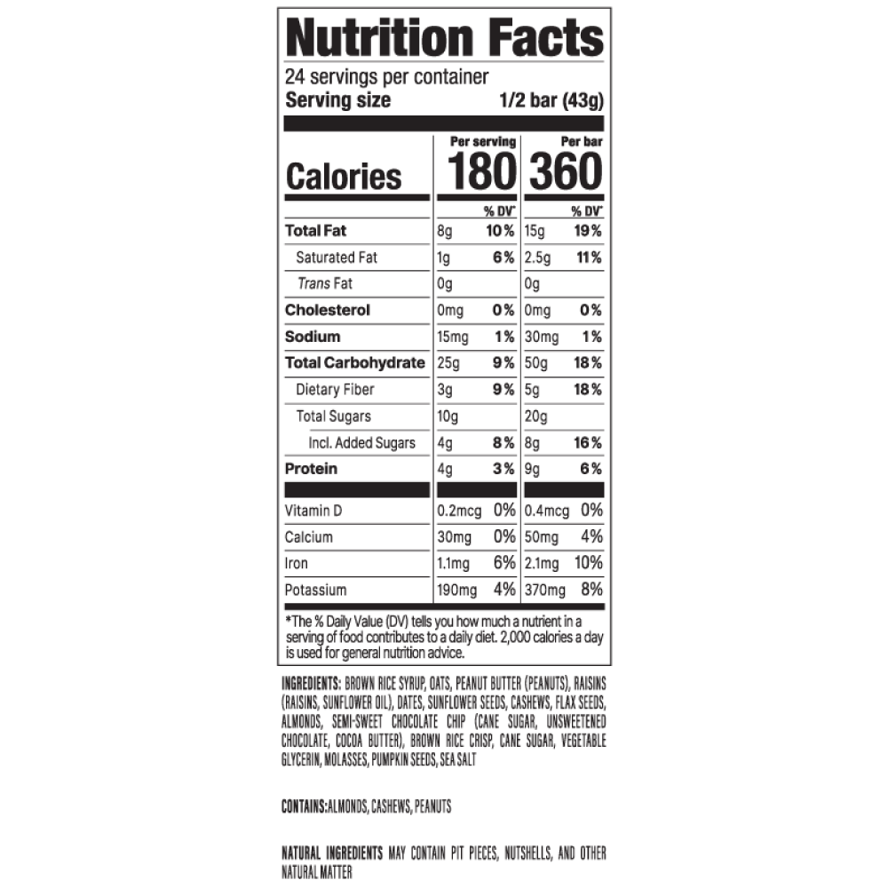 Original Trail Mix 3 oz. Bar 12-Pack