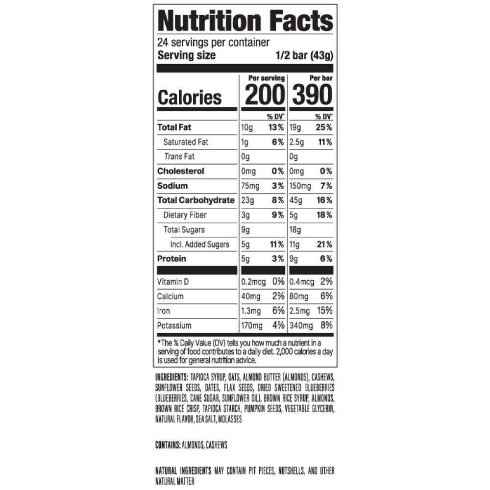 Blueberry Muffin 3 oz. Bar 12-Pack