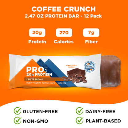 Coffee Crunch 2.47 oz Bar 12-Pack