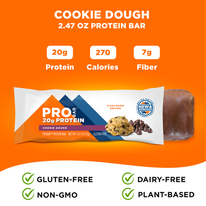 Cookie Dough 2.47 oz Bar 12-Pack