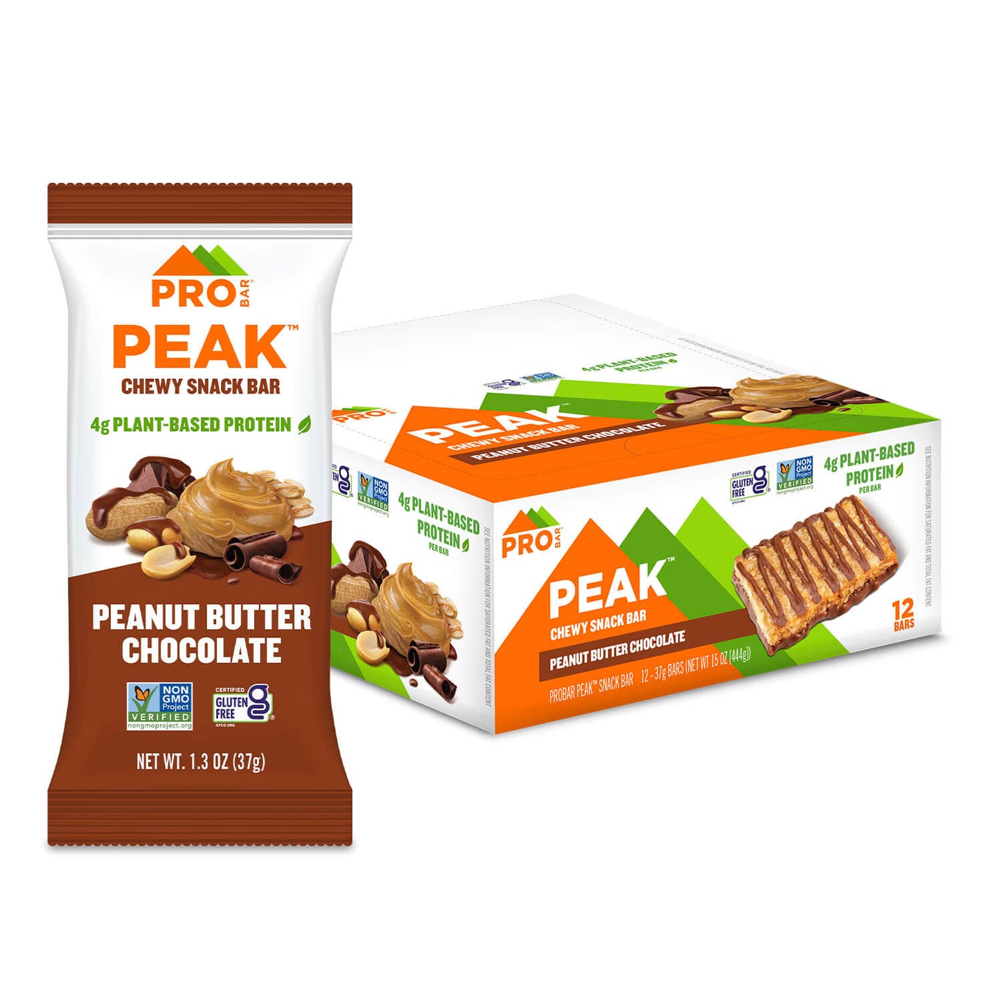PROBAR PEAK™ Peanut Butter Chocolate 1.3 oz. Bar 12-Pack