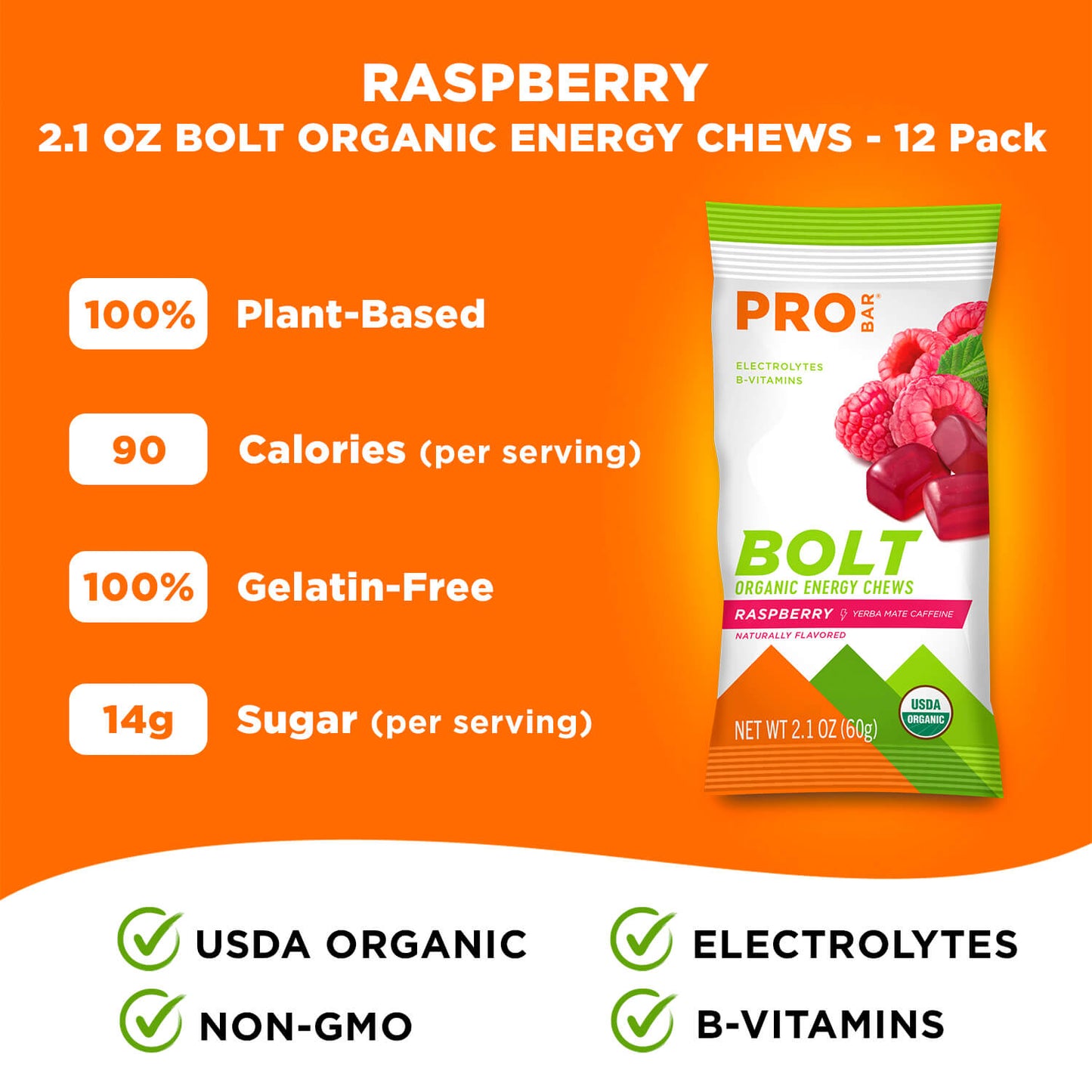 Raspberry 2.1 oz. Pouch 12-pack