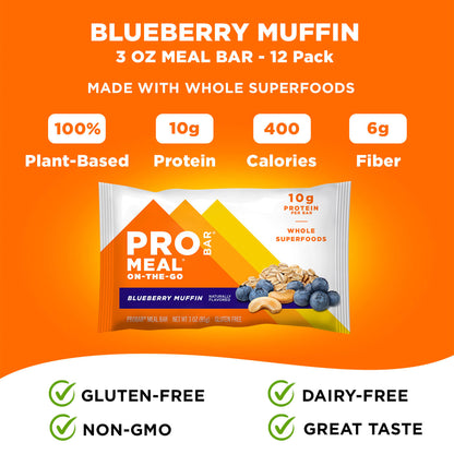 Blueberry Muffin 3 oz. Bar 12-Pack